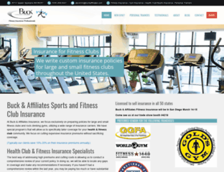 buckfitnessinsurance.com screenshot