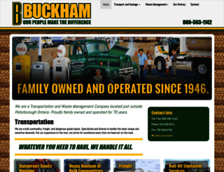 buckhamtransport.com screenshot