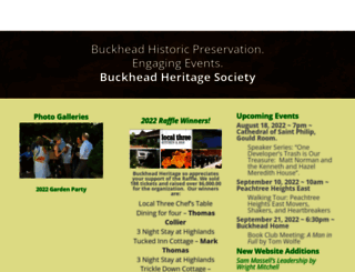 buckheadheritage.com screenshot