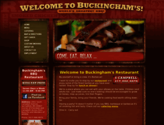 buckinghambbq.com screenshot