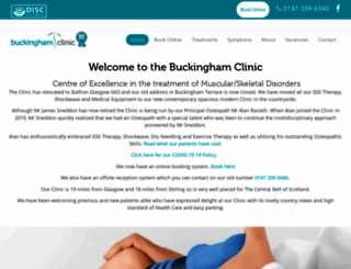 buckinghamclinic.com screenshot