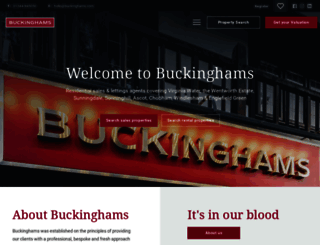 buckinghams.com screenshot