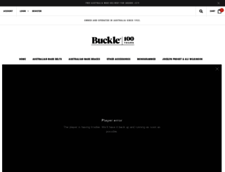 buckle1922.com.au screenshot