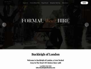buckleighoflondon.com screenshot