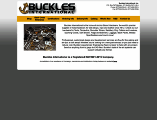 bucklesinternational.com screenshot