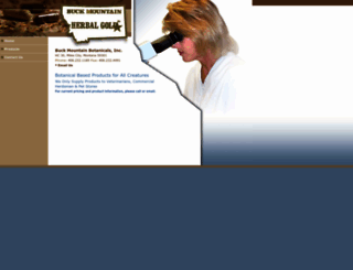 buckmountainbotanicals.net screenshot