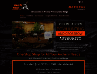 buckrubarchery.com screenshot