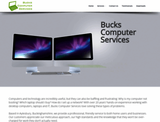 buckscomputerservices.com screenshot