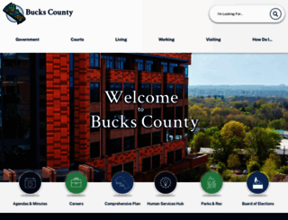 buckscounty.org screenshot