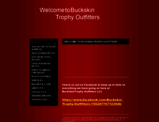 buckskintrophyoutfitters.com screenshot