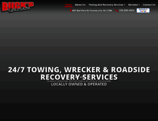 buckstowingrecovery.com screenshot