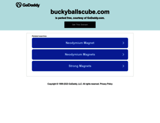 buckyballscube.com screenshot