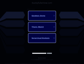 buckyfullernow.com screenshot