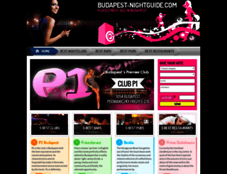 budapest-nightguide.com screenshot