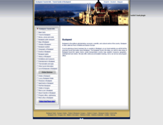 budapest-tourist.info screenshot