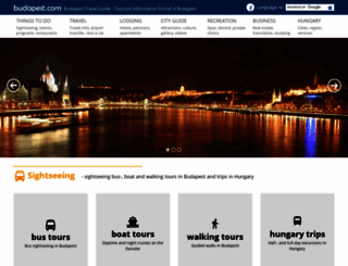 budapest.com screenshot