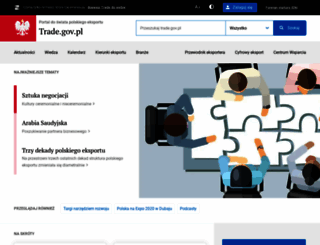 budapest.trade.gov.pl screenshot