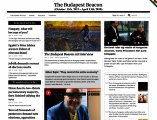 budapestbeacon.com screenshot