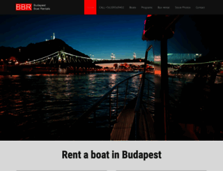 budapestboatrentals.com screenshot