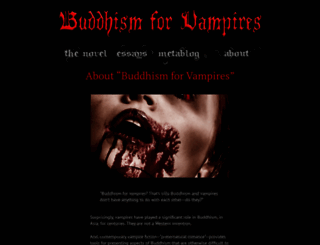 buddhism-for-vampires.com screenshot