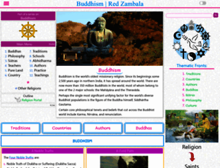 buddhism.redzambala.com screenshot