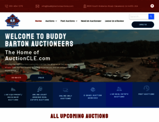 buddybartonauctions.com screenshot
