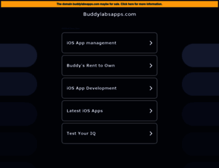 buddylabsapps.com screenshot