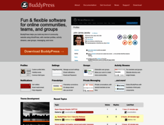 buddypress.org screenshot