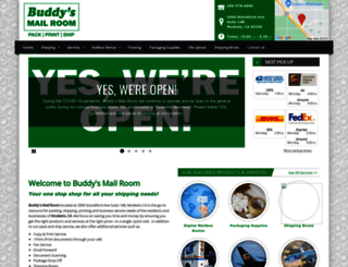 buddysmailroom.com screenshot