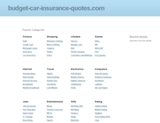 budget-car-insurance-quotes.com screenshot
