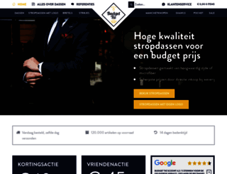 budget-tie.nl screenshot