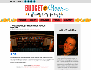 budgetandthebees.com screenshot