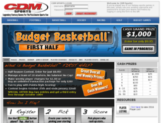 budgetbasketball.rototimes.com screenshot