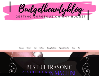 budgetbeautyblog.com screenshot