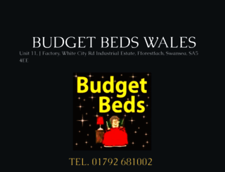 budgetbedswales.co.uk screenshot