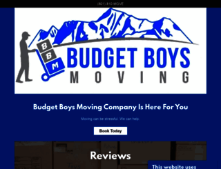 budgetboysmoving.com screenshot