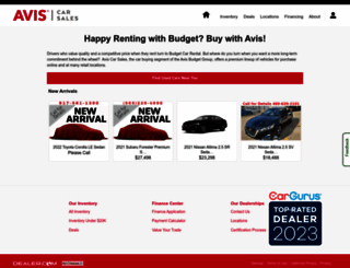 budgetcarsales.com screenshot