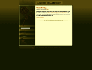 budgetdreams.wordpress.com screenshot