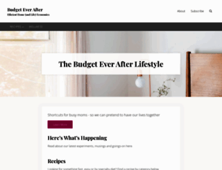 budgeteverafter.com screenshot
