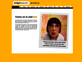 budgeteyewear.com.au screenshot