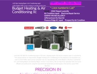 budgetheatair.com screenshot
