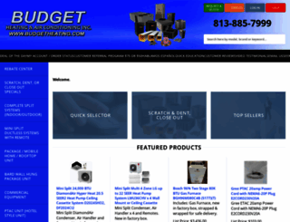 budgetheating.com screenshot