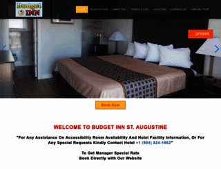 budgetinnstaugustine.com screenshot