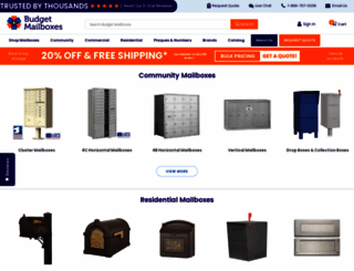 budgetmailboxes.com screenshot
