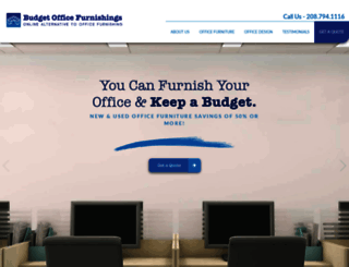 budgetofficefurnishings.com screenshot