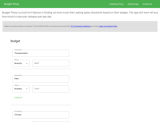 budgetpinoy.com screenshot