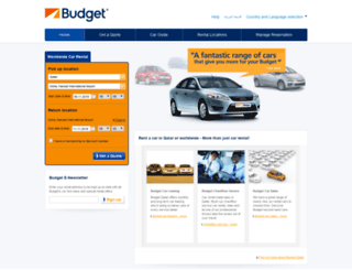 budgetqatar.com screenshot