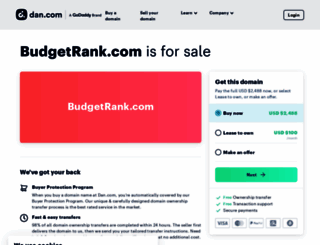 budgetrank.com screenshot