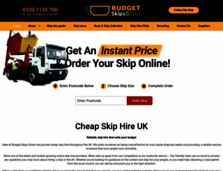 budgetskipsdirect.co.uk screenshot