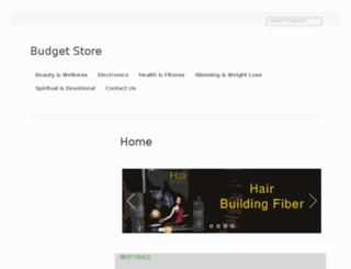 budgetstore.co.in screenshot